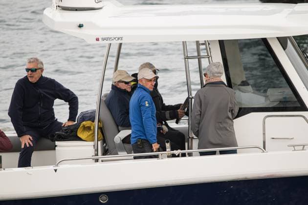 King Juan Carlos I participates in the second day of the Sanxenxo Regattas The King emeritus Juan Carlos I participates in the second day of the regattas at the Club Naútico de Sanxenxo, on November 9, 2025, in Sanxenxo, Pontevedra, Galicia Spain Juan Carlos I is in the Pontevedra town of Sanxenxo to participate, during this weekend, in the regattas of the eighth series of the Spanish 6 meters League 09 NOVEMBER 2025 Elena Ferná Sanxenxo, Pontevedra, Galicia Sanxenxo, Pontevedra, Galicia Spain Copyright: xElenaxFernandezx 7088624