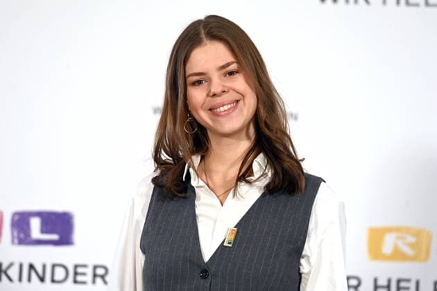 Ariana MUELLER, Müller, presenter, portrait, portrait, portrait, cropped single image, single subject, 30 RTL Spendenmarathon Wir helfen Kindern , television, 20 21 11 2025 in Huerth, Germany,