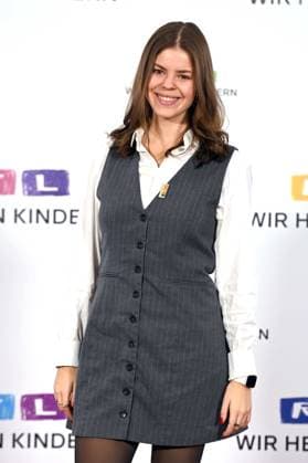 Ariana MUELLER, Müller, presenter, portrait, portrait, portrait, cropped single image, single subject, 30 RTL Spendenmarathon Wir helfen Kindern , television, 20 21 11 2025 in Huerth, Germany,