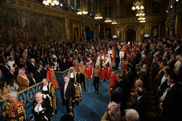 State Opening Of Parliament At Houses Of Parliament, London, England - Wednesday 13 May 2026 King Charles III and Queen Camilla walk through Royal Gallery for the State Opening of Parliament at Houses Of Parliament, London, England, UK on Wednesday 13 May, 2026., Credit:Justin Ng Avalon UK, England, London, Houses Of Parliament Copyright: xJustinxNgx xAvalonx 1098555220