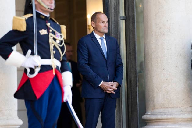 President Macron Welcomes Papua New Guinea PM Marape - Paris Emmanuel Bonne, the President’s diplomatic adviser, prior to a meeting between Emmanuel Macron, President of France, and James Marape, Prime Minister of Papua New Guinea, at the Élysée Palace in Paris, on 20 May 2026, as part of bilateral partnerships in the Indo-Pacific region in the fields of security and defence, the fight against illegal fishing, biodiversity and sustainable development. Photo by Jeremy Paoloni ABACAPRESS.COM Paris France Copyright: xPaolonixJeremy ABACAx