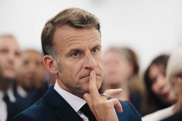 Emmanuel Macron, President of the French Republic during a visit to the European Forum on Computing Power, Quantum Sciences and Technologies, and Semiconductors at the Very Large Computing Center of the Commissariat à lénergie alternative et à lénergie atomique CEA in Bruyères le Châtel, au sud de Paris, le 22 mai 2026 Grégoire Campione Pool Bestimage French President during a visit to the European Forum on Computing Power, Quantum Sciences and Technologies, and Semiconductors at the Very Large Computing Centre of the French Alternative Energies and Atomic Energy Commission CEA in Bruyeres le Chatel, south of Paris, France, on May 22, 2026 Bruyères le Châtel France Copyright: xGrà goirexCampione Pool BestimagexGrà goirexCampione Pool Bestimagex