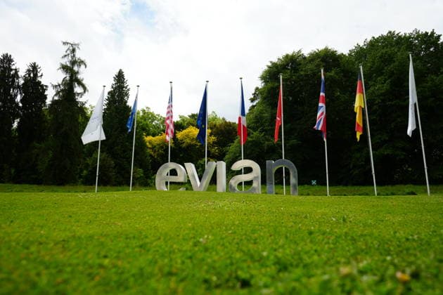 News Bilder des Tages Evian-les-Bains makes final preparations ahead of upcoming G7 summit EVIAN-LES-BAINS, FRANCE - MAY 18: A view from the Hotel Royal, the venue for the upcoming G7 summit, as the French lakeside resort of Evian-les-Bains makes final preparations to host leaders of the Group of Seven (G7) nations in Evian-les-Bains, France, on June 10, 2026. The summit, scheduled for June 15-17 on the shores of Lake Geneva, will bring together the heads of state and government of Canada, France, Germany, Italy, Japan, the United Kingdom, and the United States, alongside senior representatives of the European Union. Stringer Anadolu Evian-les-Bains France. Editorial use only. Please get in touch for any other usage. Copyright: x2026xAnadoluxStringerx