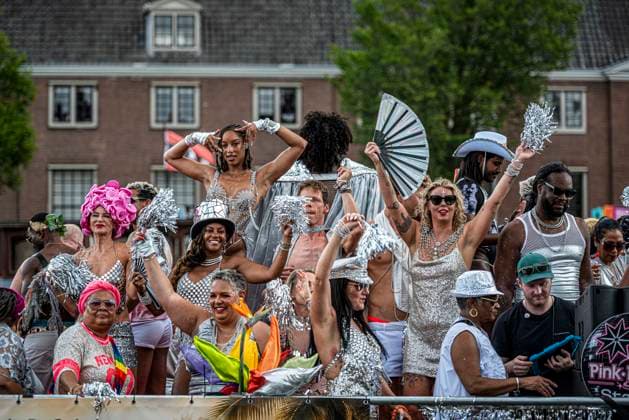 August 1, 2026, Amsterdam, North Holland, Netherlands: August 1, 2026, Amsterdam, the Netherlands. Hundreds of thousands of spectators joined the 30th edition of the Pride Canal Parade, the highlight of WorldPride Amsterdam 2026. This yearâ€⠢s parade also included the WorldPride Stadium grandstand, with seating for approximately 10,000 people to watch as floats pass. Amsterdam Netherlands - ZUMAp202 20260801_zip_p202_113 Copyright: xJamesxPetermeierx
