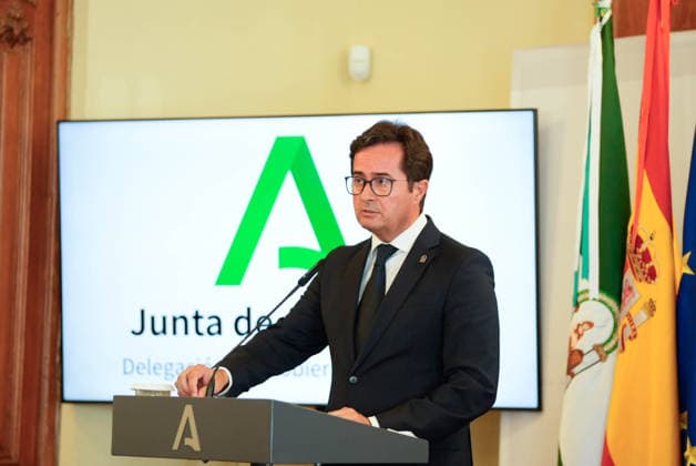 Inauguration of the Regional Delegates of the Andalusian Regional Government in the Province of Almería The provincial delegate of the Andalusian Regional Government in Almería, Francisco Góngora, speaks at the swearing-in ceremony for the regional delegates of the Andalusian Regional Government in Almería August 10, 2028, in Almería, Andalusia, Spain August 10, 2026 Marian Leó Almería, Andalusia, Spain Almería, Andalusia, Spain Spain Copyright: xMarianxLeonx 7708508