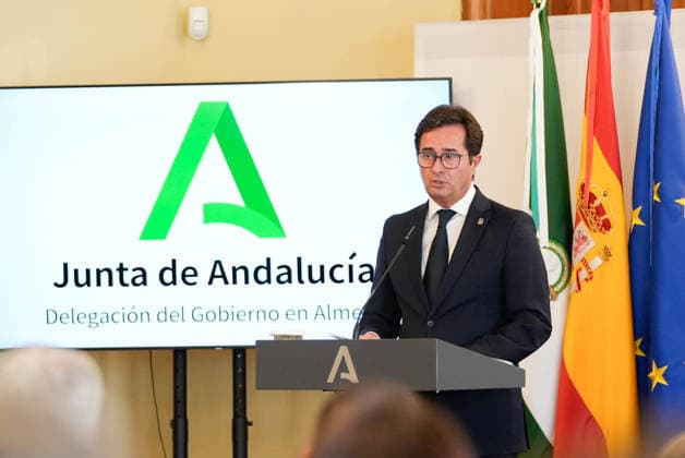 Inauguration of the Regional Delegates of the Andalusian Regional Government in the Province of Almería The provincial delegate of the Andalusian Regional Government in Almería, Francisco Góngora, speaks at the swearing-in ceremony for the regional delegates of the Andalusian Regional Government in Almería August 10, 2028, in Almería, Andalusia, Spain August 10, 2026 Marian Leó Almería, Andalusia, Spain Almería, Andalusia, Spain Spain Copyright: xMarianxLeonx 7708510