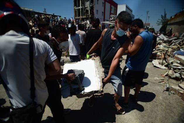 111 killed, 87 injured as magnitude 7.4 earthquake strikes Colombia CALI, COLOMBIA - AUGUST 10: Residents inspect damaged buildings after a magnitude 7.4 earthquake struck Colombia, killing at least 111 people and injuring 87 others, in Cali, Colombia, on August 10, 2026. According to authorities, around 1,500 properties have been affected across the country, while emergency crews continue search-and-rescue and damage-assessment operations. Edwin Rodriguez Pipicano Anadolu Cali Colombia. Editorial use only. Please get in touch for any other usage. Copyright: x2026xAnadoluxEdwinxRodriguezxPipicanox