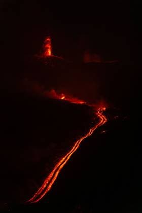 August 11, 2026, Catania, Italy: CATANIA, ITALY †AUGUST 11, 2026: A new eruptive vent has opened in the Valle del Bove on Mount Etna at an elevation of about 1,900 meters, amid renewed volcanic activity that has produced ash and disrupted air travel in eastern Sicily. Catania Airport, one of Italy s busiest airports, has faced repeated flight restrictions and cancellations in recent days because of volcanic ash, while the ash cloud has also affected flights to and from neighboring Malta. Catania Italy - ZUMAq101 20260811_zna_q101_134 Copyright: xTommasoxSfregolax