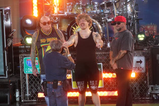 August 14, 2026, Manhattan, New York, U.S.A: New York, New York August 14, 2026.Sublime performs for the Good Morning America concert series in Central Park... Sublime is an American ska punk and reggae rock band from Long Beach, California, formed in 1988 by Bradley Nowell, Eric Wilson, and Bud Gaugh. Famous for hits like Santeria and What I Got , the band continues to perform with Nowell s son, Jakob as frontman. Manhattan U.S.A - ZUMAc272 20260814_znp_c272_006 Copyright: xEmilyxCotlerx