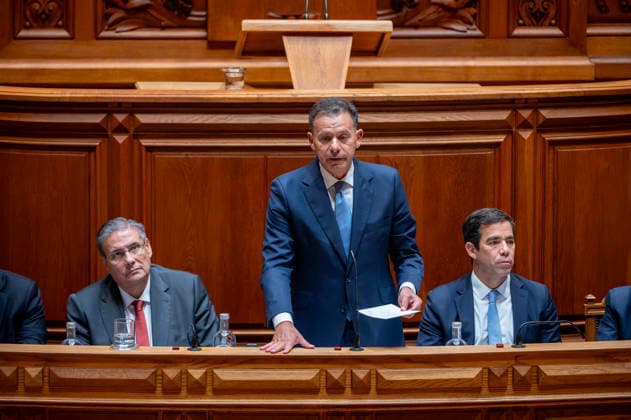 September 8, 2026, Lisbon, Lisbon, Portugal: Prime Minister LuoÂs Montenegro speaks during the parliamentary debate on a motion of censure against the government presented by the Chega party at the Assembleia da Republica (Portuguese Parliament) in Lisbon. Lisbon Portugal - ZUMAr238 20260908_zip_r238_036 Copyright: xRicardoxRochax