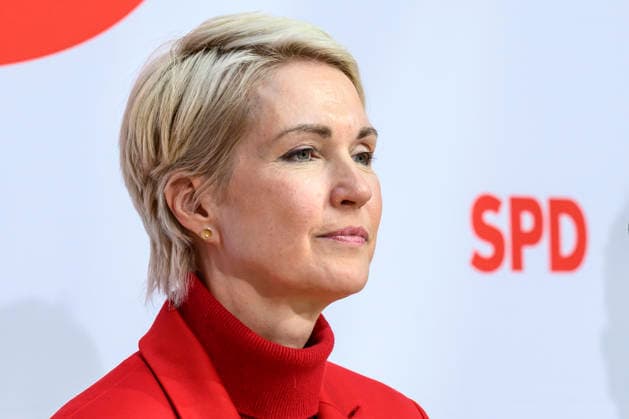 Pictured, from left: Manuela Schwesig, GER, Berlin, SPD press conference following the elections in Berlin and Mecklenburg-Western Pomerania (MV), in the atrium of the Willy Brandt House, Wilhelmstraße 141, 10963 Berlin, September 21, 2026, Copyright: HMBxMedia UwexKoch