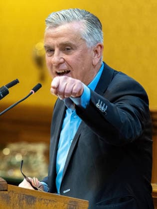 September 21, 2026 Vienna City Council; Josef Taucher, SPÖ, Member of the Vienna State Parliament and City Council, and Club Chair, at the 17th session of the Vienna City Council on September 21, 2026, held at City Hall in Vienna, Vienna, Austria, at the request of the FPÖ