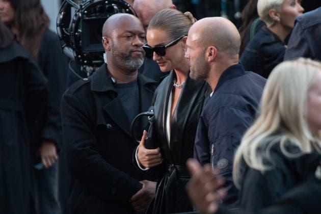 Burberry SS27 Runway Show Arrivals at Chelsea College of Arts, London, UK Rosie Huntington Whiteley and husband Jason Statham attends Burberry s SS27 Runway Show during London Fashion Week at Chelsea College of Arts, London, England, UK on Monday 21 September, 2026., Credit:Justin Ng Avalon UK, England, London, Chelsea College of Arts Copyright: xJustinxNgx xAvalonx 1137134451