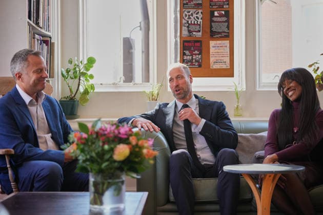 Britain Royals Prince William, centre, visits ActOne, an independent, community-led cinema to celebrate the richness and talent of the British film industry, in London, Tuesday, Sept. 22, 2026. (AP Photo Kin Cheung, Pool), Credit:AG PA ROTA - B68 Avalon GBR, London Copyright: xAGx xPAxROTAx-xB68x xAvalonx 1137241864