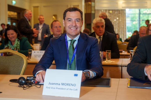 Moreno is participating this Wednesday in Ireland in the meeting of the European Committee of the Regions. The president of the Regional Government of Andalusia, Juanma Moreno, is attending the meeting of the Bureau of the Committee of the Regions (CoR) being held in the city of Mullingar, in Ireland. September 23, 2026, in Mullingar, Ireland. The meeting of the Bureau of the European Committee of the Regions in Mullingar was held under the theme Prosperous and Sustainable Communities: Building a Europe That Works for All Territories, where Juanma Moreno participated in two discussions. The first focused on the competitiveness, innovation, and economic resilience of Europe’s territories, and the second will revolve around access to housi Copyright: xFranciscoxJ.xOlmox 7793168