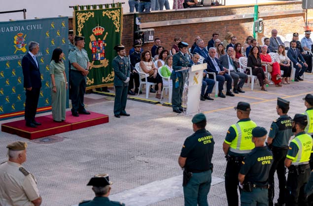Mercedes González presides over the inauguration of the head of the Civil Guard Command in Guadalajara Lieutenant Colonel Laura Gómez during her inauguration as head of the Civil Guard Command in Guadalajara on September 23, 2026, in Guadalajara, Castilla-La Mancha, Spain. Lieutenant Colonel Laura Gómez has taken office as head of the Civil Guard Command in Guadalajara, thus becoming the second woman to hold the position of head of the Guadalajara Command, following Colonel Cristina Moreno, who led the Civil Guard in the province for nearly five years. SEPTEMBER 23, 2026 Guadalajara, Castile-La Mancha Guadalajara, Castile-La Mancha, Spain Copyright: xAlbertoxOrtegax 7793547