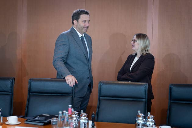 Cabinet meeting, Federal Government, Kickoff, Cabinet meeting, Federal Government, Lars Klingbeil, Federal Minister of Finance, Vice Chancellor, Berlin, Berlin, GER