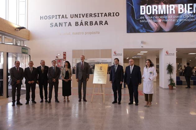 The King Visits the New Santa Bárbara University Hospital King Felipe VI on September 25, 2026, during a visit to the new Santa Bárbara University Hospital in Soria, Castile and León, Spain. At the new Santa Bárbara University Hospital, which has been renovated and modernized, inpatient care, emergency services, outpatient care, surgical services, day surgery, diagnostic imaging, laboratory services, mental health care, and rehabilitation are provided. SEPTEMBER 25, 2026 Soria, Castile and León Soria, Castile and León, Spain Copyright: xConchaxOrtegax 7799109