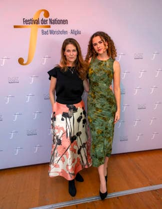 September 26, 2026, International Classical Music Festival Festival of Nations 2026, at the Kurhaus in Bad Wörishofen, Unterallgäu; prior to the opening concert featuring Sol Gabetta, VIP reception for guests of honor, actress Ursula Buschhorn with her daughter September 26, 2026, Bad Wörishofen Classical Music Festival, September 26, 2026, Bad Wörishofen Classical Music Festival