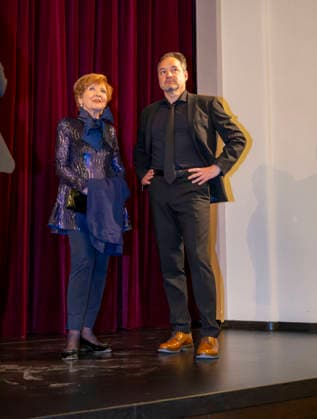 September 26, 2026, International Classical Music Festival Festival of Nations 2026, at the Kurhaus in Bad Wörishofen, Unterallgäu; following the opening concert by cellist Sol Gabetta, BR host Carolin Reiber in conversation with Bad Wörishofen Mayor Daniel Pflügl, September 26, 2026, Bad Wörishofen Classical Music Festival, September 26, 2026; Bad Wörishofen Classical Music Festival