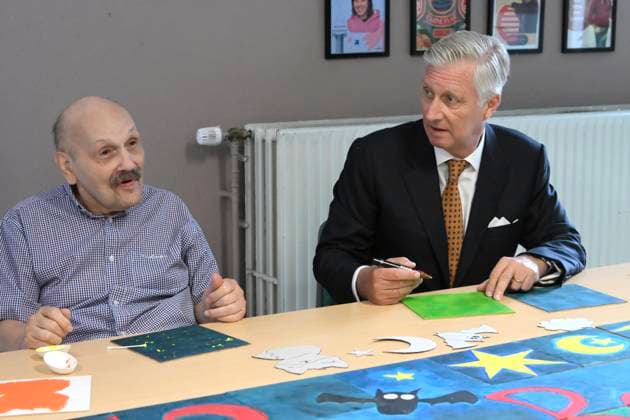 Royal Visit To The Province Of Liege LIÈGE, BELGIUM - SEPTEMBER 29: King Philippe and Queen Mathilde are visiting the province of Liège. Their itinerary begins at the nonprofit organization Le Bercail in Liège, a day and residential center for adults with intellectual disabilities. There, the King and Queen will view the memorial wall La Cabane du souvenir and an apartment adapted for people with limited mobility. They will also take part in an art workshop, during which they will create a collaborative artwork together with several beneficiaries. September 29, 2026 in Liège, Belgium, 29 09 2026 Liège Belgium Copyright: xBertxVanxDenxBrouckex