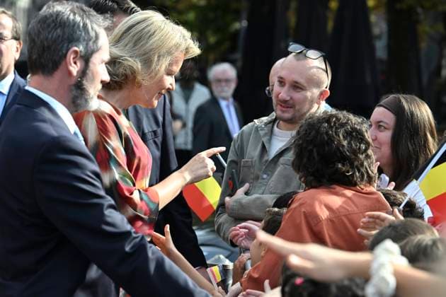 Royal Visit To The Province Of Liege LIÈGE, BELGIUM - SEPTEMBER 29: King Philippe and Queen Mathilde are visiting the province of Liège. The King and Queen will proceed to Place Saint-Lambert (Espace Tivoli) in Liège, where they will meet with local residents. September 29, 2026 in Liège, Belgium, 29 09 2026 Liège Belgium Copyright: xBertxVanxDenxBrouckex