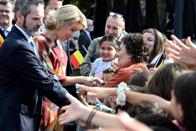Royal Visit To The Province Of Liege LIÈGE, BELGIUM - SEPTEMBER 29: King Philippe and Queen Mathilde are visiting the province of Liège. The King and Queen will proceed to Place Saint-Lambert (Espace Tivoli) in Liège, where they will meet with local residents. September 29, 2026 in Liège, Belgium, 29 09 2026 Liège Belgium Copyright: xBertxVanxDenxBrouckex