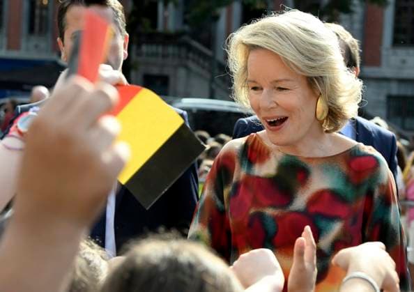 Royal Visit To The Province Of Liege LIÈGE, BELGIUM - SEPTEMBER 29: King Philippe and Queen Mathilde are visiting the province of Liège. The King and Queen will proceed to Place Saint-Lambert (Espace Tivoli) in Liège, where they will meet with local residents. September 29, 2026 in Liège, Belgium, 29 09 2026 Liège Belgium Copyright: xBertxVanxDenxBrouckex