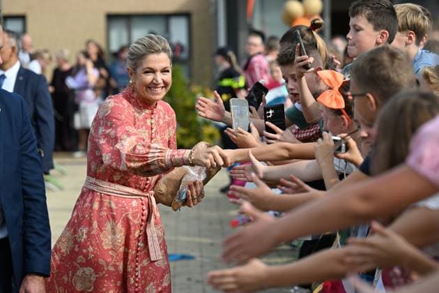 Urk, The Netherlands, 2026-09-30 14:54:28 URK, 30-09-2026, Urk Queen Maxima pays a visit to Urk. The visit focuses on daily life in Urk, centering on initiatives concerning entrepreneurship, growing up, youth, the elderly, and community spirit. PHOTO: NLBeeld Patrick van Emst Credit: NL Beeld Patrick van Emst Copyright: xx x