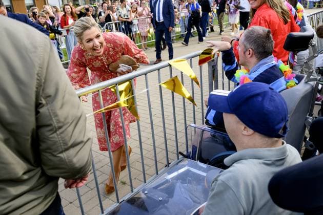 Urk, The Netherlands, 2026-09-30 14:52:20 URK, 29-09-2026, Urk Queen Maxima pays a visit to Urk. The visit focuses on daily life in Urk, centering on initiatives concerning entrepreneurship, growing up, youth, the elderly, and community spirit. PHOTO: NLBeeld Patrick van Emst Credit: NL Beeld Patrick van Emst Copyright: xx x