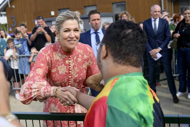 Urk, The Netherlands, 2026-09-30 14:52:32 URK, 29-09-2026, Urk Queen Maxima pays a visit to Urk. The visit focuses on daily life in Urk, centering on initiatives concerning entrepreneurship, growing up, youth, the elderly, and community spirit. PHOTO: NLBeeld Patrick van Emst Credit: NL Beeld Patrick van Emst Copyright: xx x