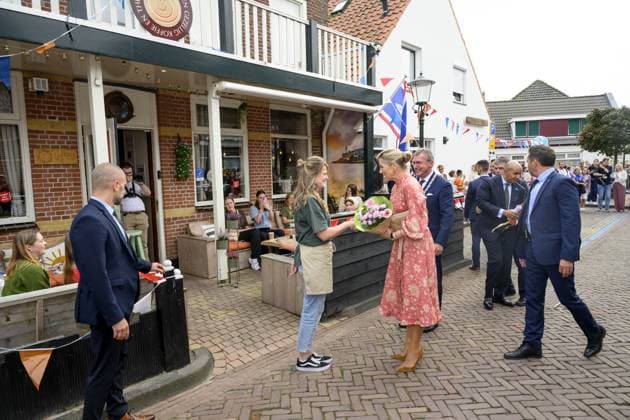 Urk, The Netherlands, 2026-09-30 15:27:42 URK, 29-09-2026, Urk Queen Maxima pays a visit to Urk. The visit focuses on daily life in Urk, centering on initiatives concerning entrepreneurship, growing up, youth, the elderly, and community spirit. PHOTO: NLBeeld Patrick van Emst Credit: NL Beeld Patrick van Emst Copyright: xx x