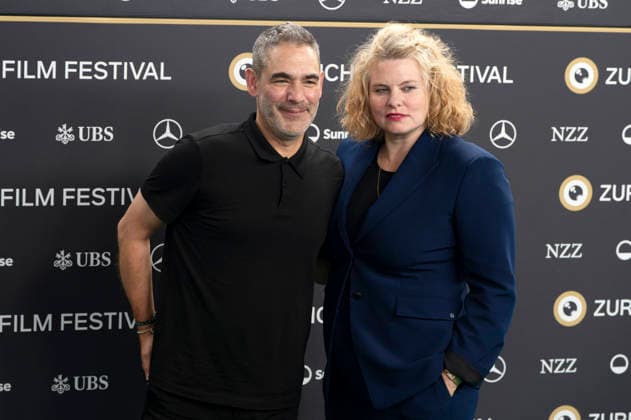 Fernando Eimbcke and Reta Guetg at the premiere of the feature film *Moscas* at the 22nd Zurich Film Festival at Kinokoni in Zurich, September 30, 2026 Foto:xA.xRaemyx xFuturexImagex moscas_6904
