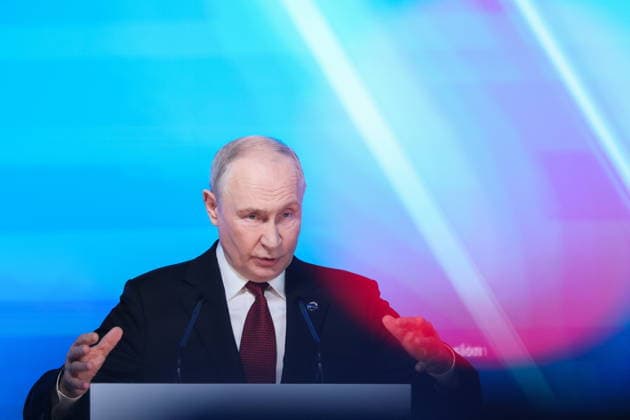 RUSSIA, MOSCOW REGION - OCTOBER 1, 2026: Russia s President Vladimir Putin speaks during a plenary session titled Responsibility for the Future: Limits of the Possible or Possibilities Without Limit? at the 23th annual meeting of the Valdai Discussion Club in Istra Russia - ZUMAt113 20261001_zaa_t113_309 Copyright: xAlexanderxShcherbakx