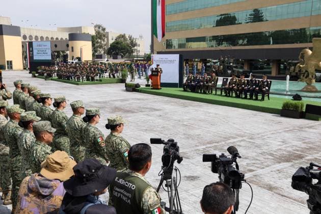 October 1, 2026: TO-45307- Ciudad de M& xe9;xico. 2026-10 -1. 205th anniversary of the creation of the Ministry of War and Navy in the Plaza de la Lealtad of the Ministry of National Defense of Mexico City. Alejandro God& xcd;nez Clasos.com.mx - ZUMAcs4_ 20261001_faa_cs4_164 Copyright: xAlejandroxGod& Xed;Nezx