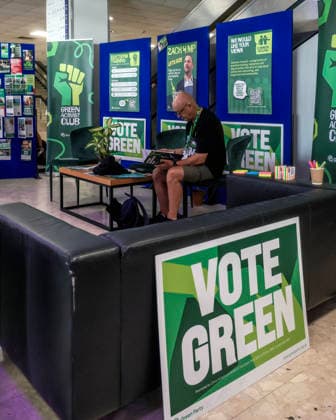 . 02 10 2026. Brighton, United Kingdom. Green Party Conference Day 1. xMartynxWheatleyx xi-Imagesx IIM-27040-0010
