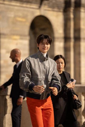 IPA89217815 - Paris, France, October 2, 2026. Guests arrive at the LOEWE Spring Summer 2027 show during Paris Fashion Week. Copyright: xGINEVRAxFATARELLAx xx IPA89217815
