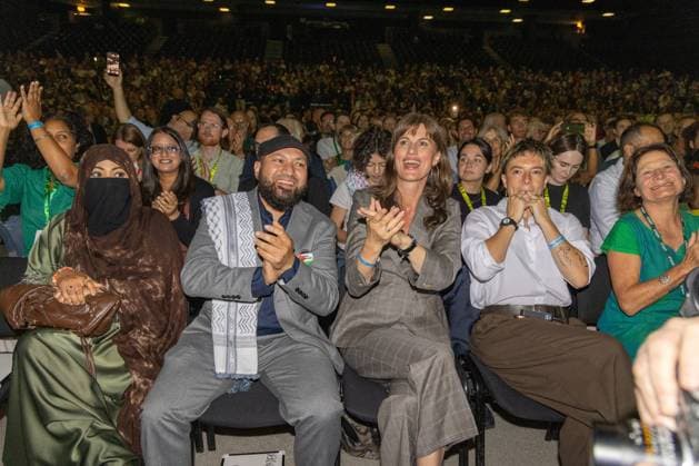 October 2, 2026, Brighton, United Kingdom: Green Party Deputy Leaders, Mothin Ali and Rachel Millward, on day one of the Green Party Conference in Brighton.The Green Party hold their annual Party Conference in Brighton Brighton United Kingdom - ZUMAs197 20261002_aaa_s197_052 Copyright: xPhilxLewisx