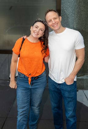 New York, NY- October 2: Ms. Rachel and Aron Accurso seen at ABC Studios on October 2, 2026. Copyright: xCamaraxPorter AdMediax MediaPunchx