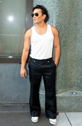 NEW YORK, NY- OCTOBER 2: Prabal Gurung seen at ABC Studios in in New York City on October 2, 2026. Credit: AdMedia USA - ZUMAa123 20261002_zaa_a123_030 Copyright: xCamaraxPorterx