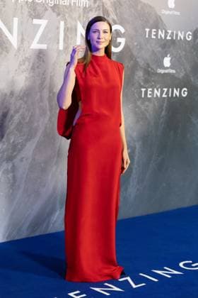 October 1, 2026, London, United Kingdom: Caitriona Balfe attends the London Gala Screening of TENZING at Curzon Mayfair, London.Cast and Guests attend the red carpet for the London Gala Screening of TENZING at Curzon Mayfair London United Kingdom - ZUMAs197 20261001_aaa_s197_244 Copyright: xPhilxLewisx