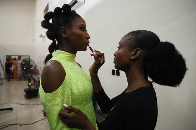 Nigeria Fashion Week in Abuja ABUJA, NIGERIA - OCTOBER 2: Models showcase contemporary creations on the runway during Nigeria Fashion Week 2026 at the conference hall in Abuja, Nigeria, on October 02, 2026. Emmanuel Osodi Anadolu Abuja Nigeria. Editorial use only. Please get in touch for any other usage. Copyright: x2026xAnadoluxEmmanuelxOsodix