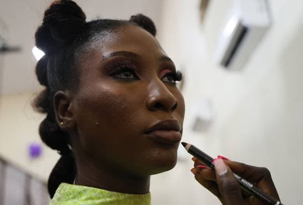 Nigeria Fashion Week in Abuja ABUJA, NIGERIA - OCTOBER 2: Models showcase contemporary creations on the runway during Nigeria Fashion Week 2026 at the conference hall in Abuja, Nigeria, on October 02, 2026. Emmanuel Osodi Anadolu Abuja Nigeria. Editorial use only. Please get in touch for any other usage. Copyright: x2026xAnadoluxEmmanuelxOsodix