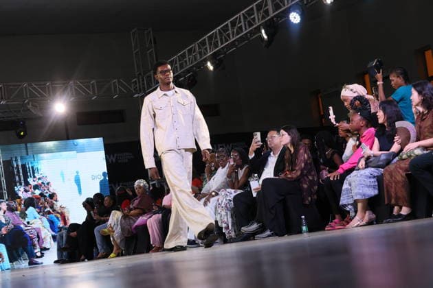 Nigeria Fashion Week in Abuja ABUJA, NIGERIA - OCTOBER 2: Models showcase contemporary creations on the runway during Nigeria Fashion Week 2026 at the conference hall in Abuja, Nigeria, on October 02, 2026. Emmanuel Osodi Anadolu Abuja Nigeria. Editorial use only. Please get in touch for any other usage. Copyright: x2026xAnadoluxEmmanuelxOsodix
