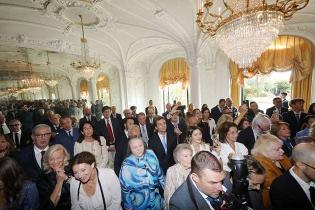 Sergio Mattarella in Monaco PHOTOPQR NICE MATIN Cyril Dodergny Monaco October 3, 2026 Monaco, October 3, 2026, Hotel Hermitage Italian President,Sergio Mattarella, and his daughter Laura, met with Italians residing in Monaco Monaco, October 3, 2026 – Hotel Hermitage – Italian President Sergio Mattarella and his daughter Laura met with Italians residing in Monaco Monaco, France Copyright: xPHOTOPQR NICExMATIN MAXPPPxCyrilxDodergnyx 20261003NIM4050 20261003NIM4050