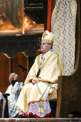 IPA89253288 - MILAN, October 3, 2026 - Ordination ceremony for temporary deacons held in Milan Cathedral by Archbishop Mario Delpini. Copyright: xEmanuelexRobertoxDexCarlix xx IPA89253288