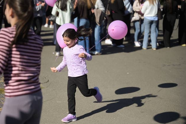 27th Pink Ribbon Day The Europa Donna Croatia association organized the 27th Pink Ribbon Day, dedicated to raising awareness about breast cancer, in Zagreb, Croatia, on October 03, 2026. LucijaxOcko PIXSELL