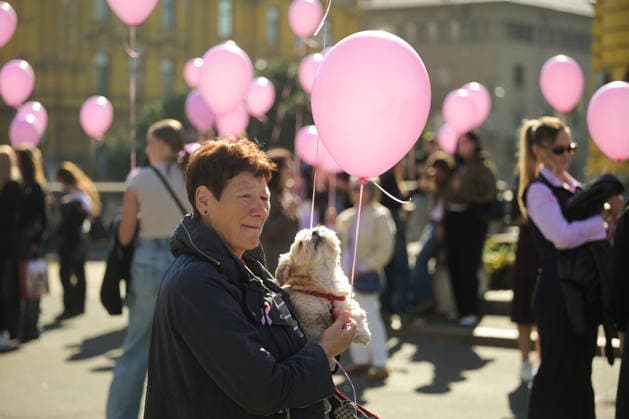 27th Pink Ribbon Day The Europa Donna Croatia association organized the 27th Pink Ribbon Day, dedicated to raising awareness about breast cancer, in Zagreb, Croatia, on October 03, 2026. LucijaxOcko PIXSELL