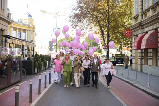 27th Pink Ribbon Day The Europa Donna Croatia association organized the 27th Pink Ribbon Day, dedicated to raising awareness about breast cancer, in Zagreb, Croatia, on October 03, 2026. LucijaxOcko PIXSELL