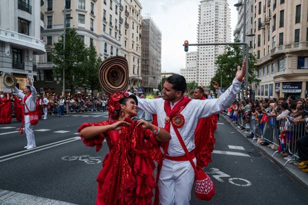 Ayuso Attends the Hispanic Heritage Parade in Madrid Hispanic Heritage Parade, October 4, 2025, in Madrid, Spain. For the third consecutive year, the Hispanic Heritage Parade wound its way down Gran Vía, with the largest display to date. Twenty countries from the Americas, plus the United States, Equatorial Guinea, the Philippines, Guam, and the Northern Mariana Islands, were the stars of this year’s event. OCTOBER 4, 2026, Madrid, Spain Copyright: xMatiasxChiofalox 7820370
